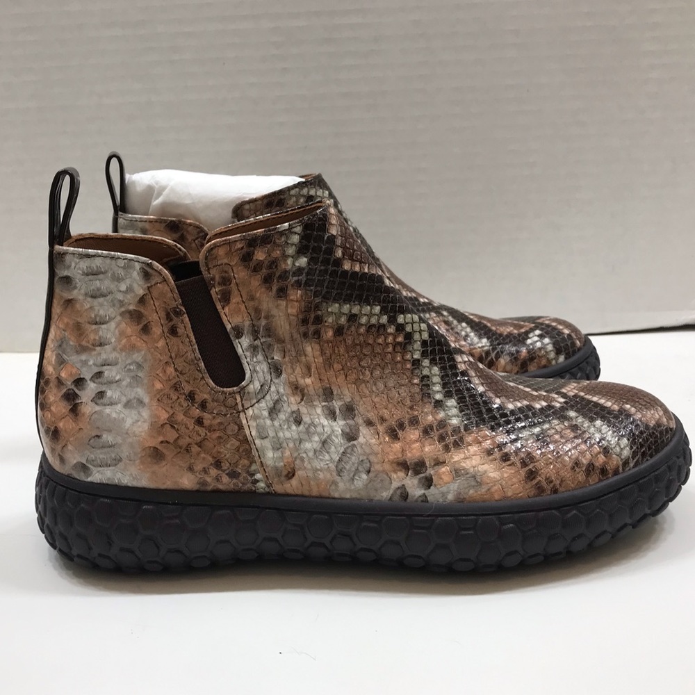Ldp Snake Print Leather Pull On Boot - image 1